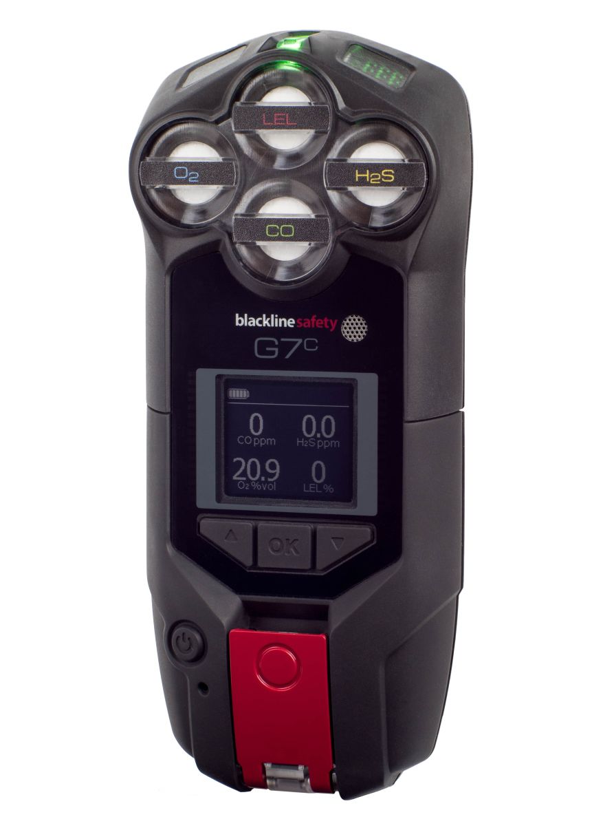 NEUHEIT! Blackline Safety - G7c Mehr-Gas-Warngerät mit GPS Funktion - umfangreichen Zubehör - und optionalen Dienstleistungen